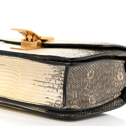 Celine Lizard Medium Classic Box Flap Bag Natural 9 of 10