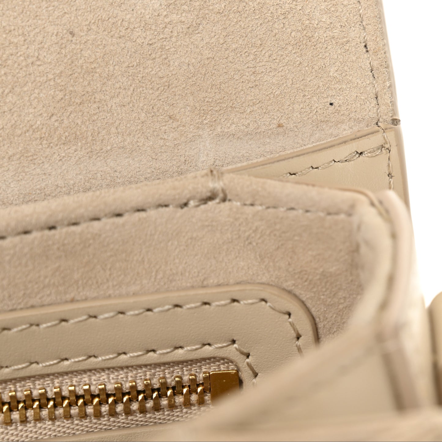 Calfskin CD Signature Flap Crossbody Caramel Beige