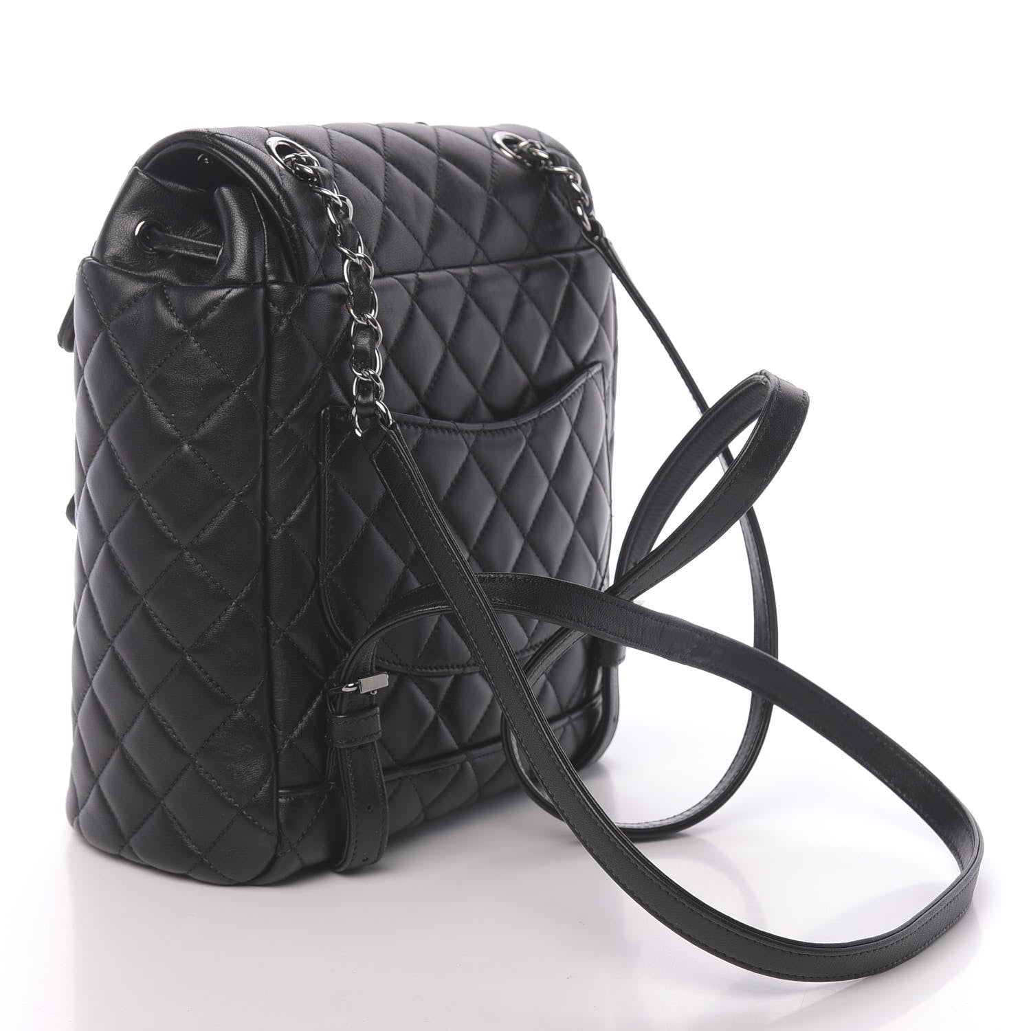 Chanel Lambskin Quilted Small Urban Spirit Backpack Black 2 of 9