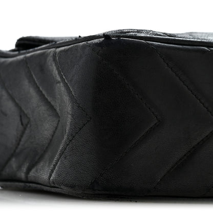 Chanel Lambskin Chevron Quilted Tassel Camera Case Black 10 of 14