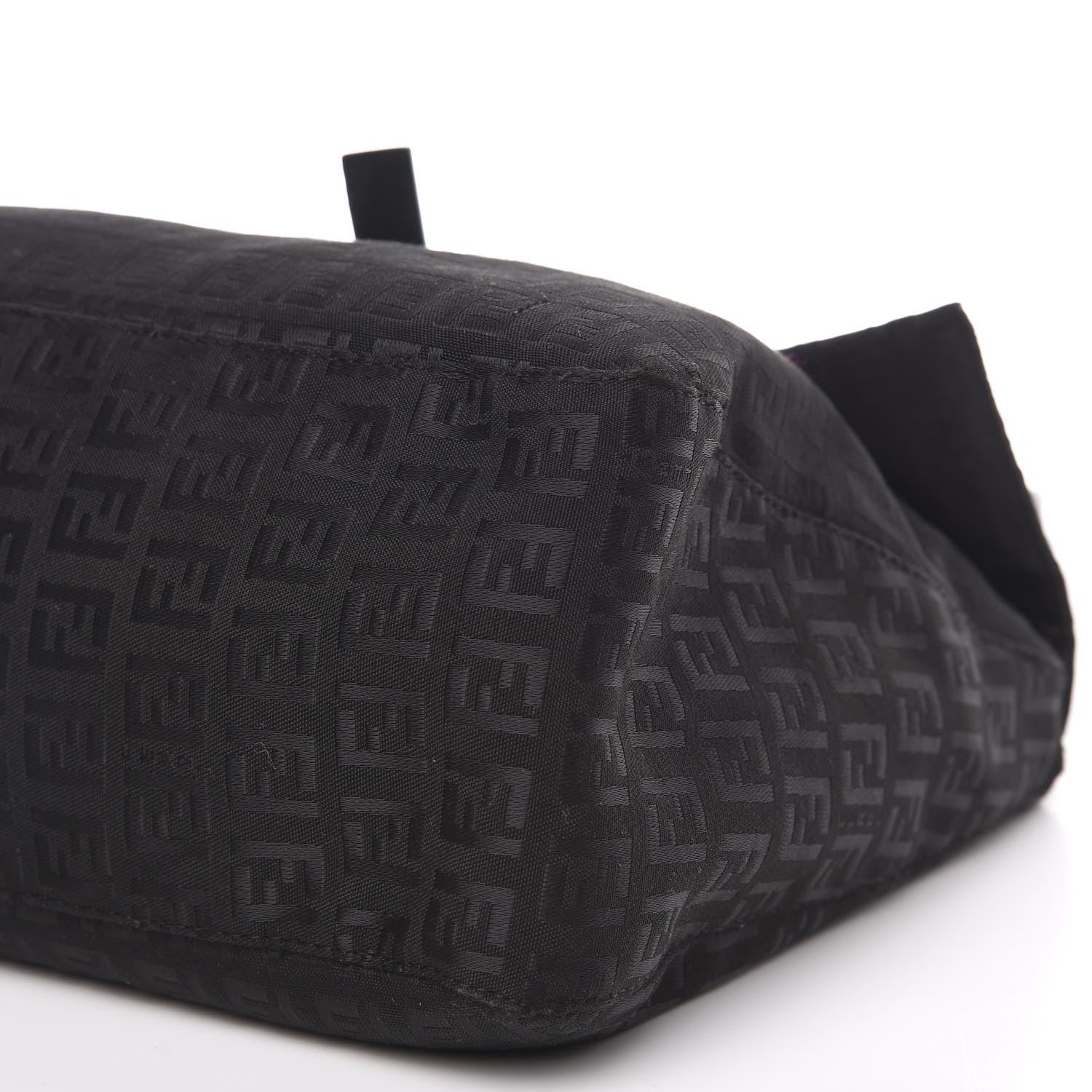 Fendi Zucchino Small Shoulder Bag Black 8 of 11