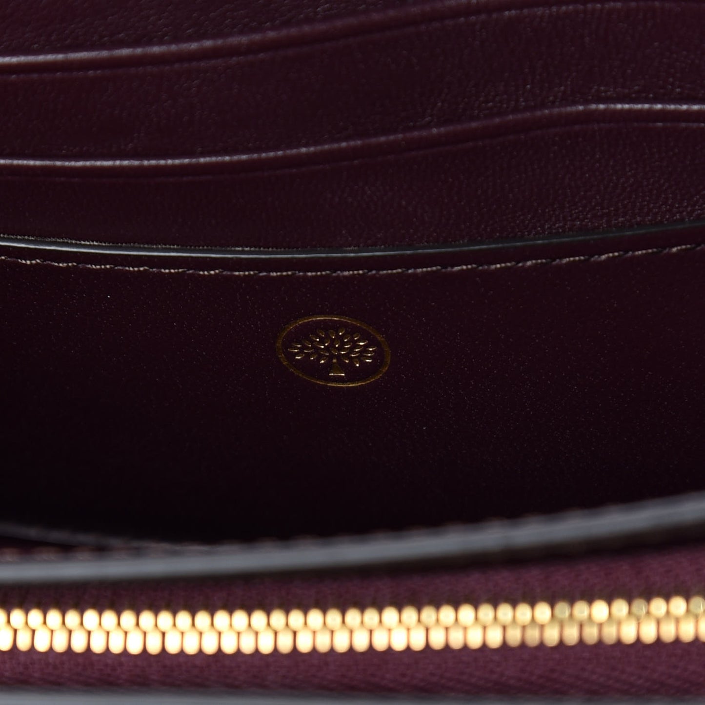 Grain Vegetable Tanned Calfskin Medium Continental Wallet Oxblood