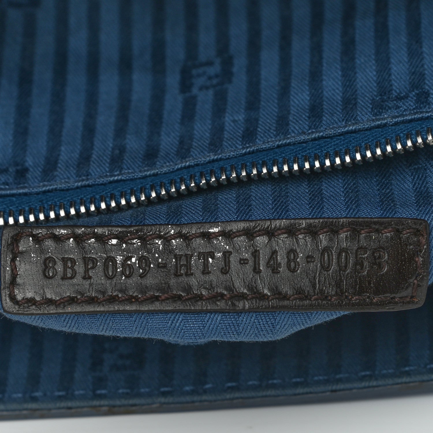 Fendi Vitello Elite Rush Pochette Oceano Multicolor Ceruleo 6 of 7