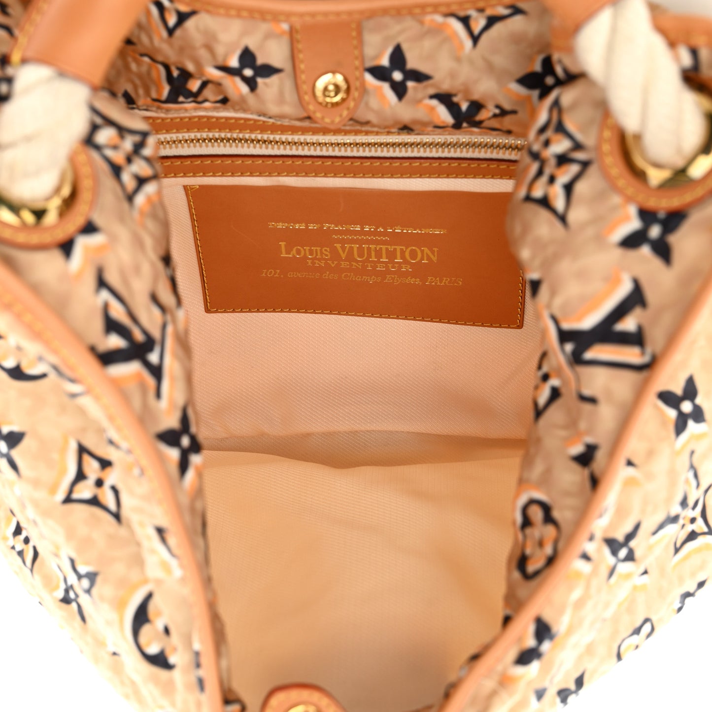 Canvas Monogram Cruise Bulles MM Natural