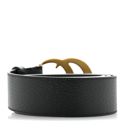 Gucci Textured Calfskin Double G 40mm Belt 85 34 Black 2 of 9