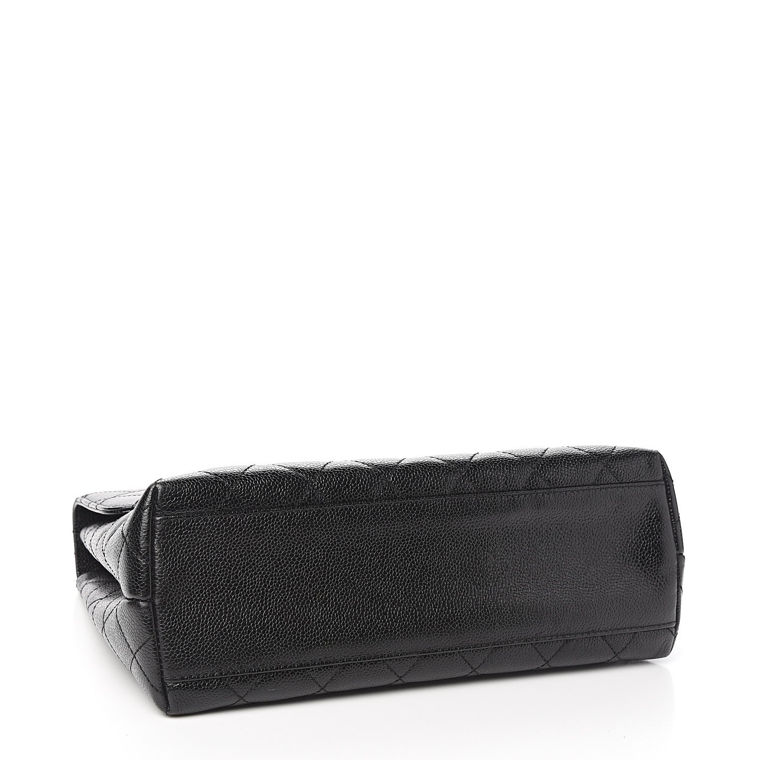 Chanel Caviar Quilted Jumbo Kelly Flap Black 3 of 10
