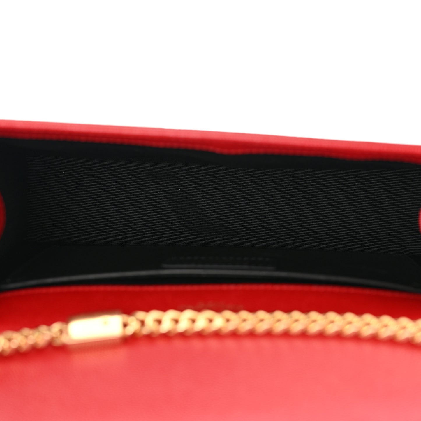 Grain De Poudre Medium Monogram Kate Satchel Red