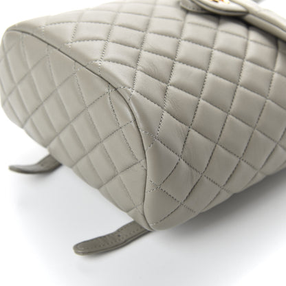 Chanel Calfskin Quilted Mini Urban Spirit Backpack Grey 9 of 9