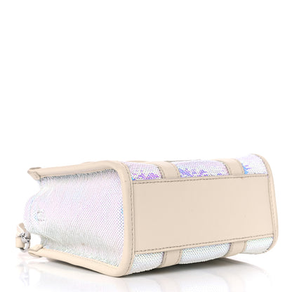 Marc Jacobs Sequin Mini The Tote Bag Iridescent 4 of 13