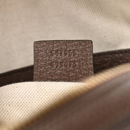 Gucci GG Supreme Monogram Calfskin Web Small Ophidia Day Backpack Beige Ebony New Acero 7 of 10