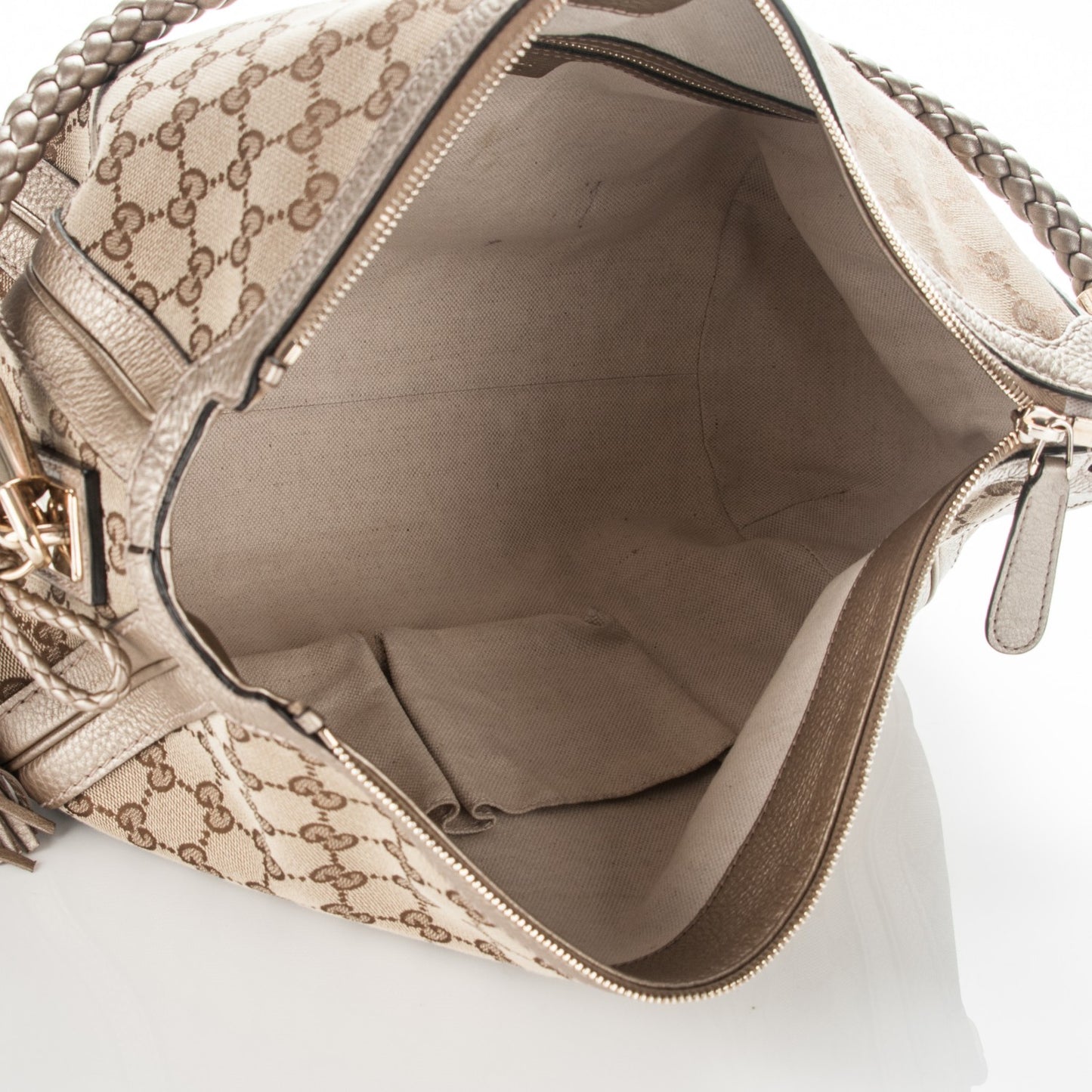 Monogram Medium Bella Hobo Gold
