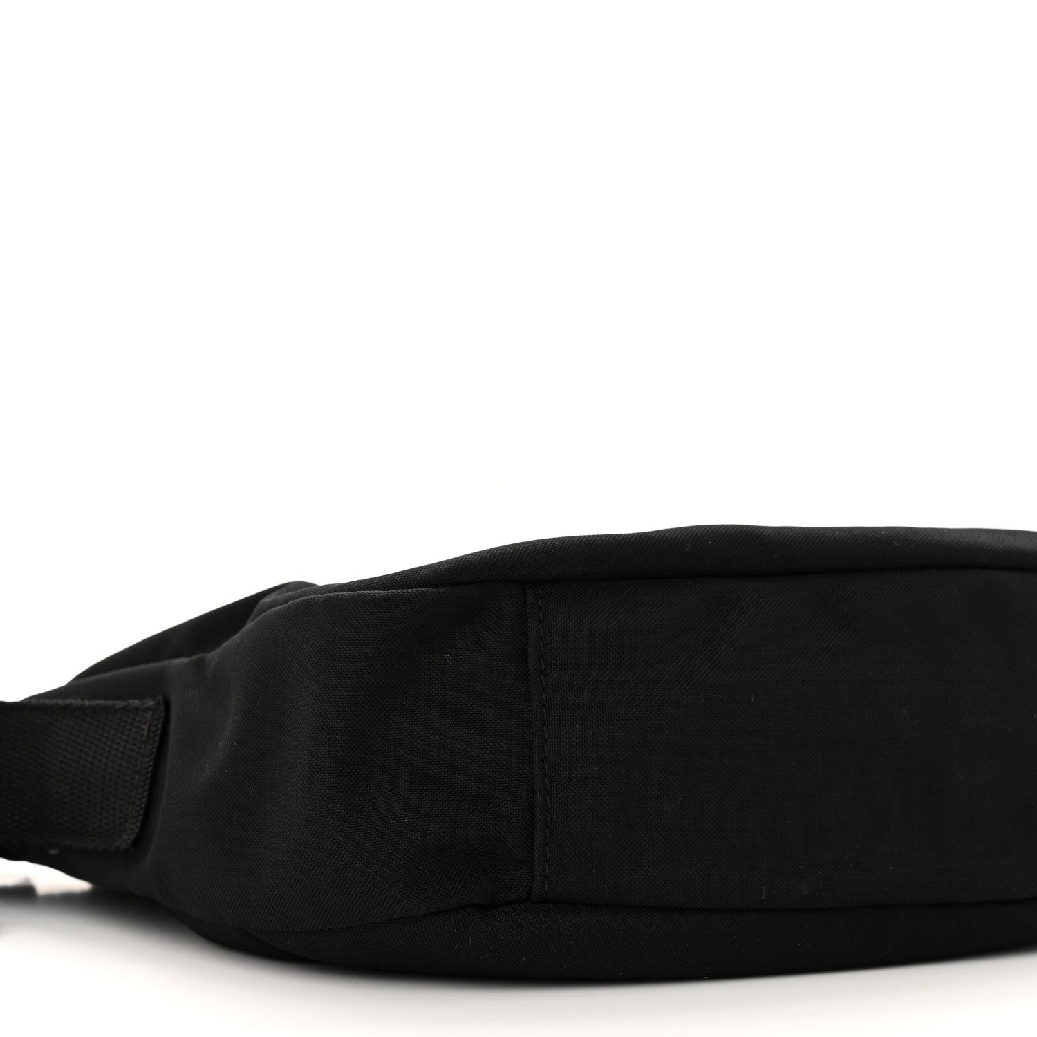 Balenciaga Recycled Sport Nylon Logo Embroidered Wheel Sling Bag Black White 8 of 9