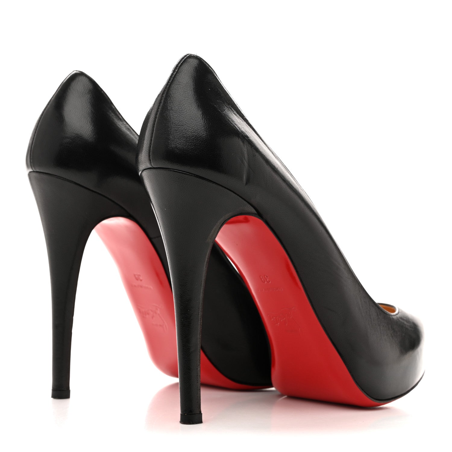 Christian Louboutin Kid Rolando 120 Pumps 39 Black 5 of 11
