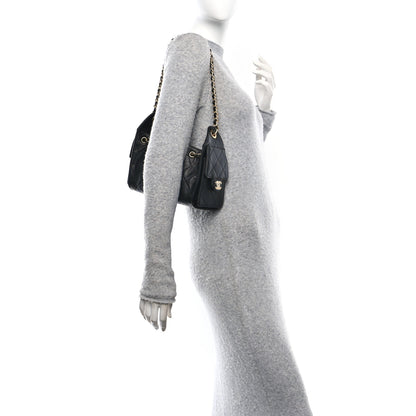 Chanel Caviar Quilted Mini Chanel 25 Handbag Black 2 of 10