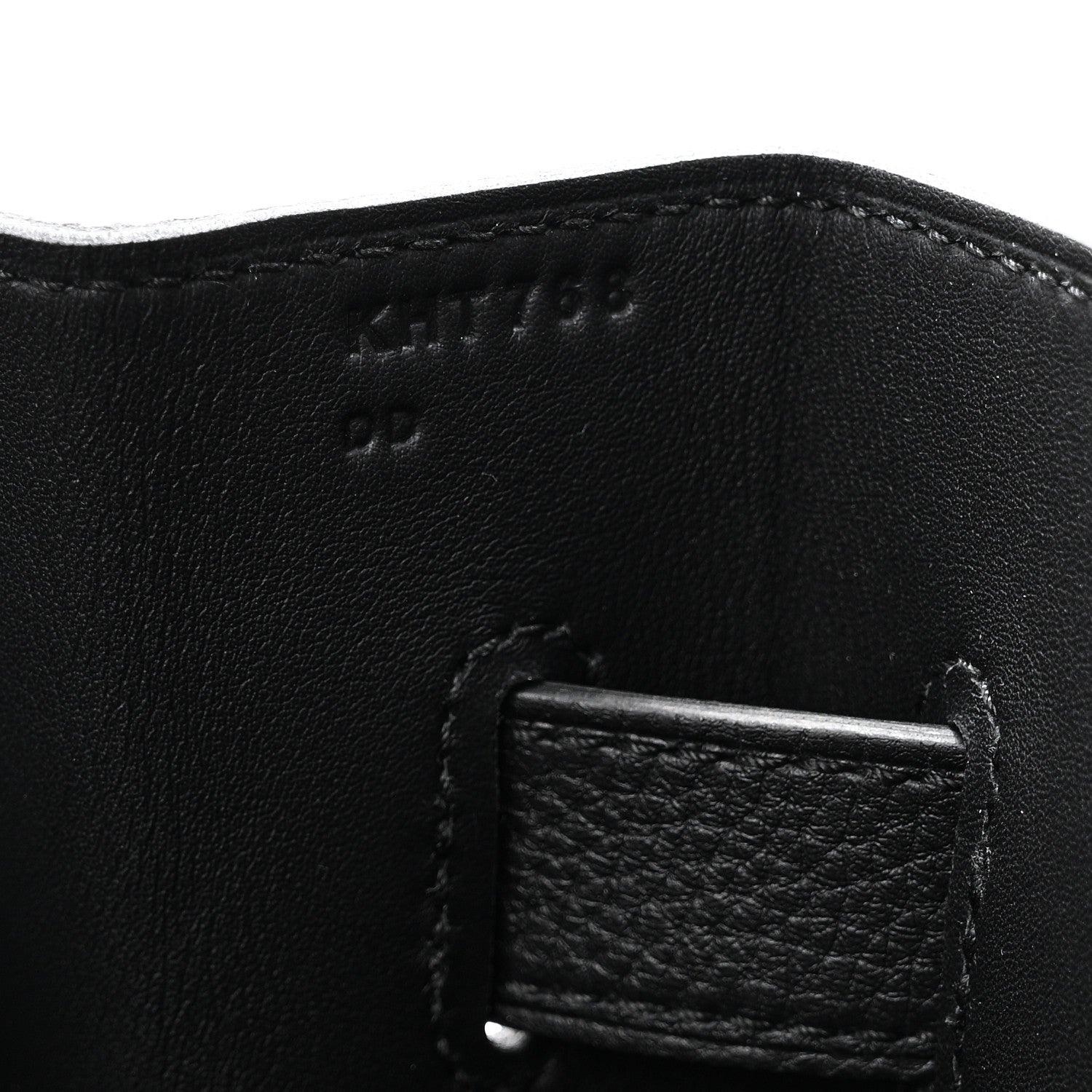Hermes Togo Maxi Kelly Retourne 42 Black 7 of 11