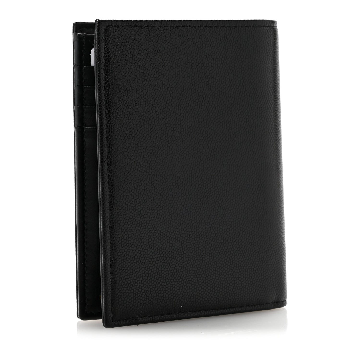 Caviar Timeless Passport Holder Black