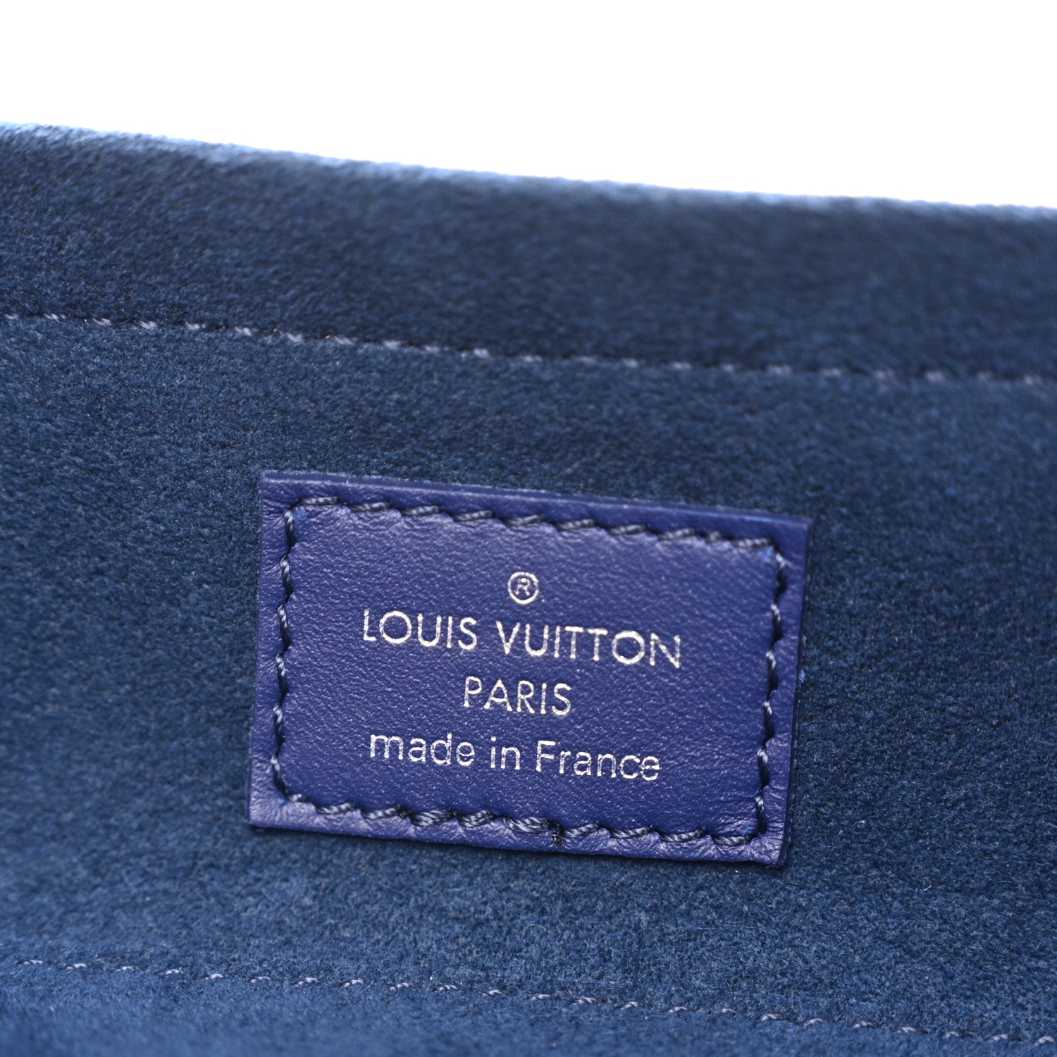 Louis Vuitton Cowhide Monogram Bandana Sunglasses Case GM Blue White 6 of 6