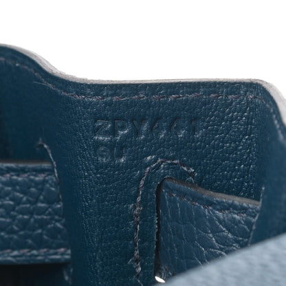 Hermes Togo Kelly Retourne 28 Bleu De Prusse 7 of 10