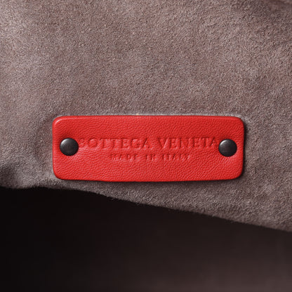 Bottega Veneta Nappa Intrecciato Small Shoulder Bag New Red 6 of 10