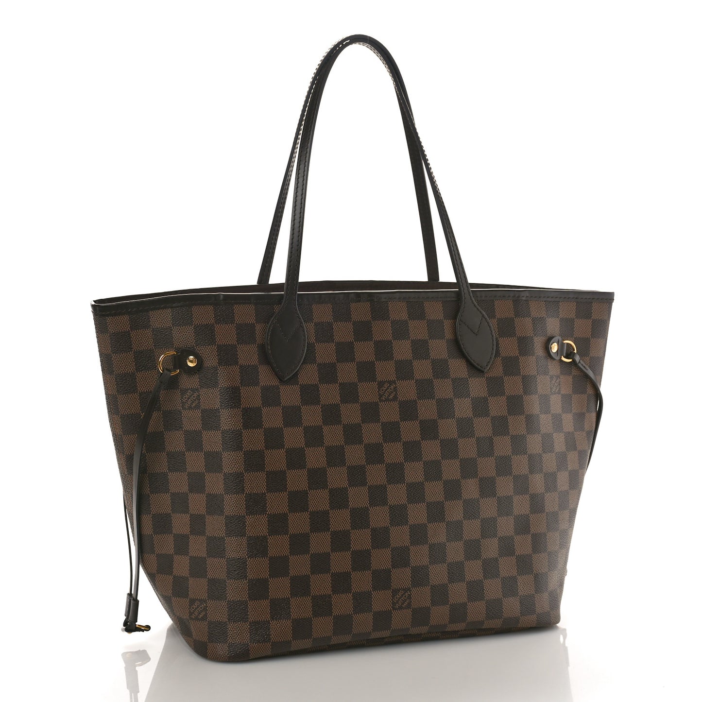 Damier Ebene Neo Neverfull MM Rose Ballerine