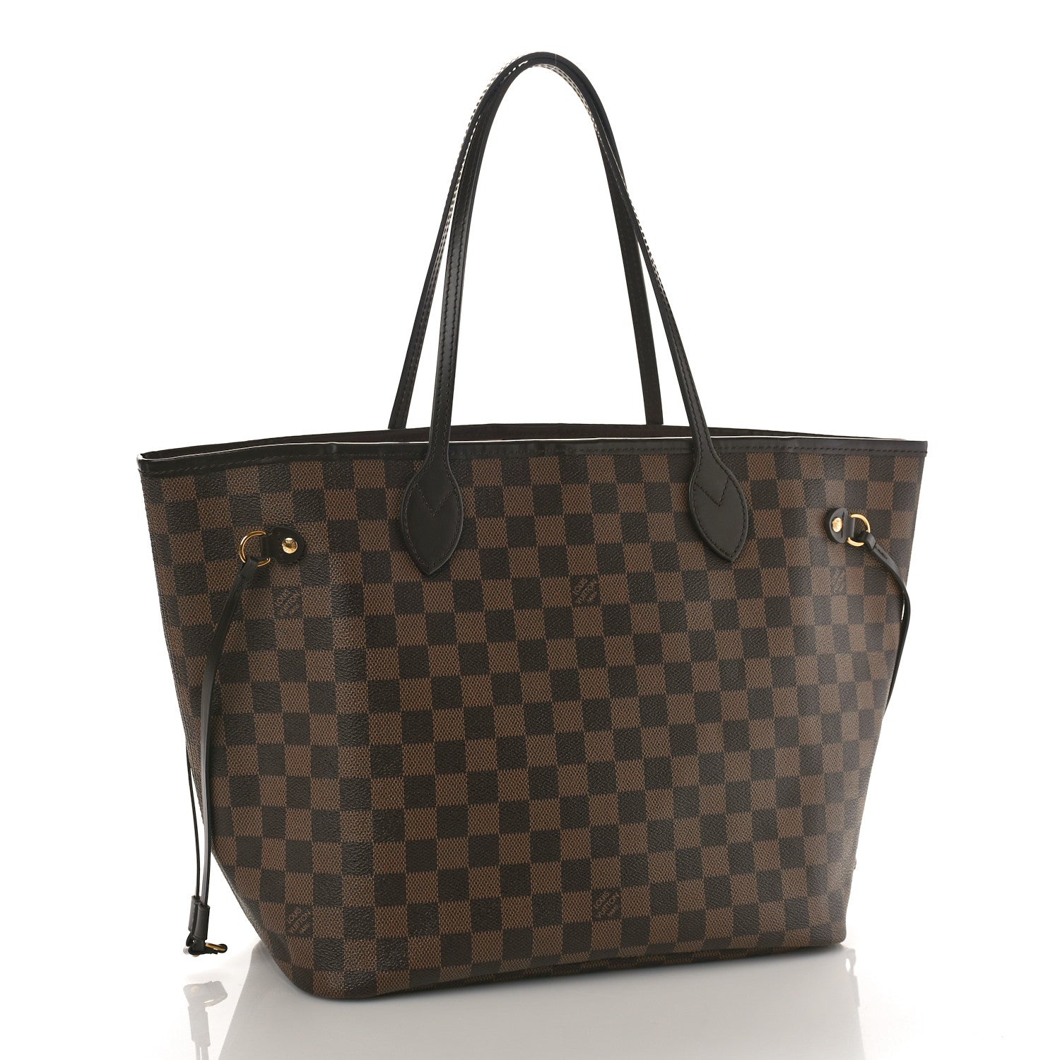 Louis Vuitton Damier Ebene Neo Neverfull MM Rose Ballerine 4 of 10