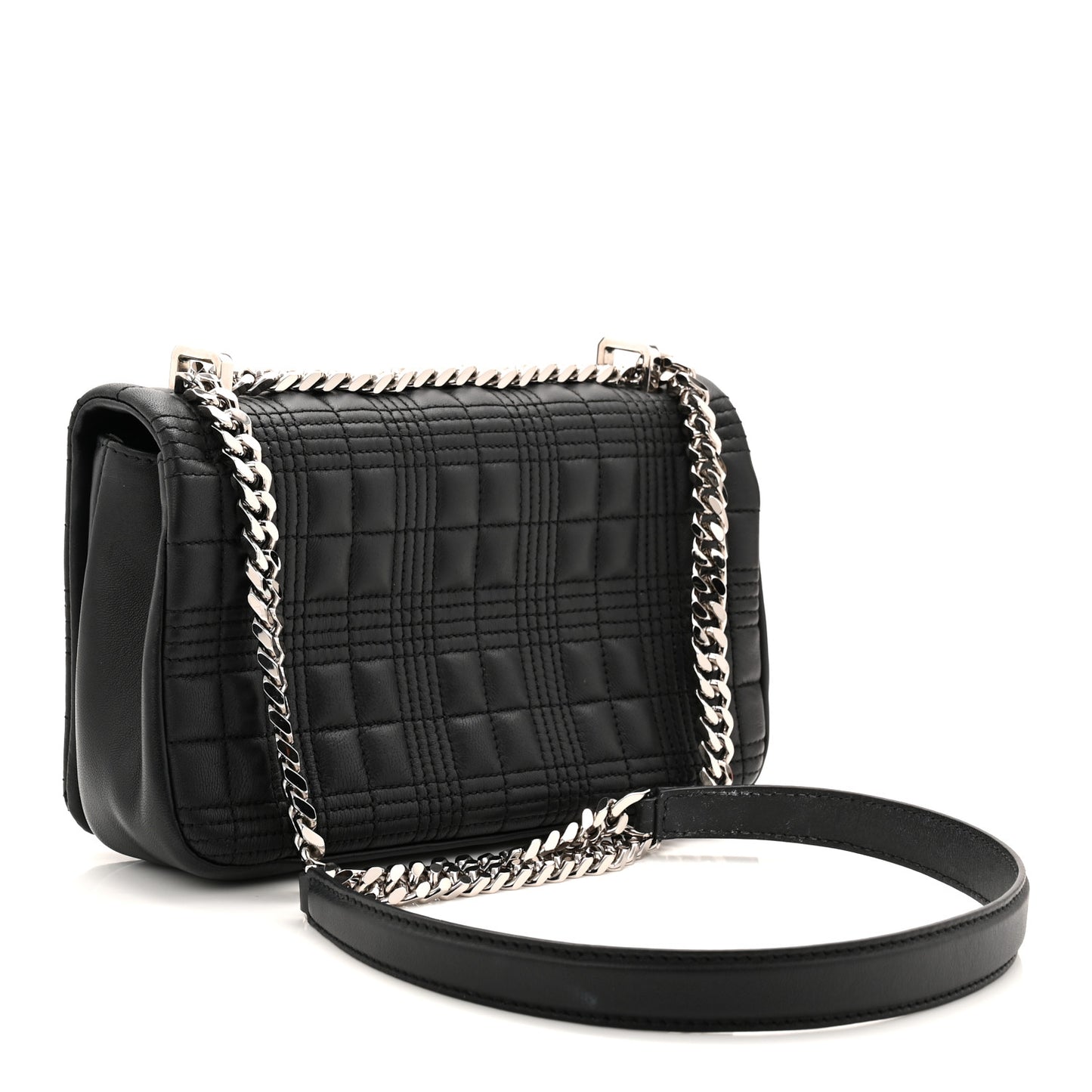 Lambskin Quilted Small Lola Bag Black