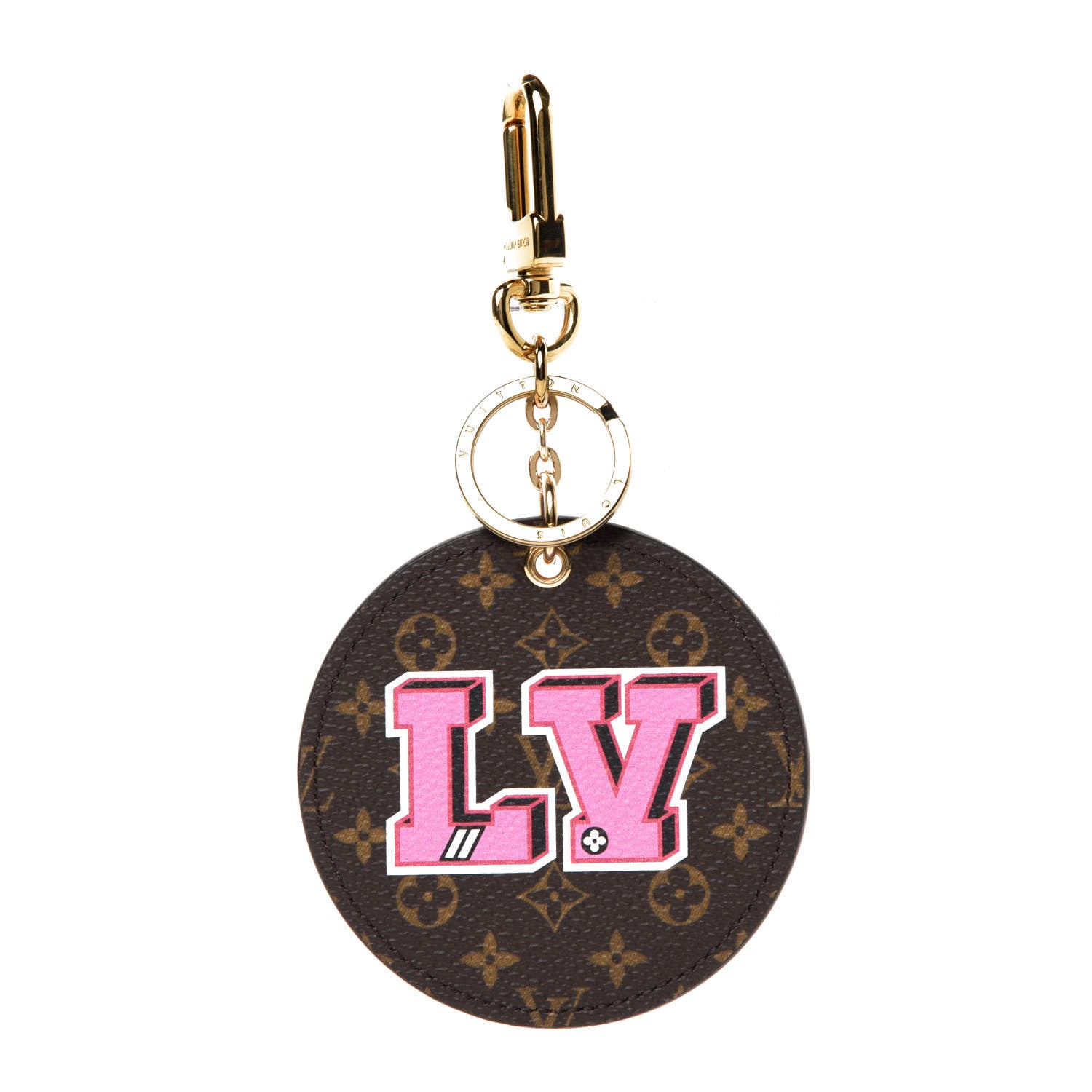 Louis Vuitton Monogram Stories Bag Charm Key Holder 1 of 4