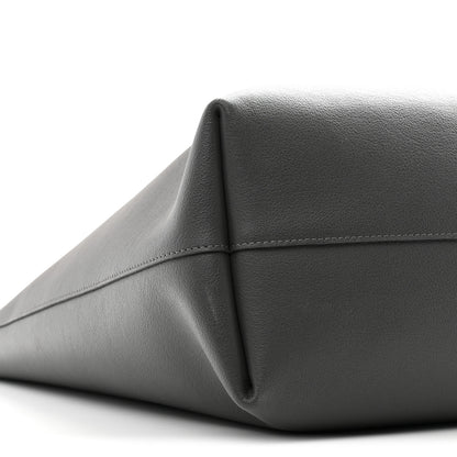 Saint Laurent Calfskin Large Shopping Tote Storm 10 of 11
