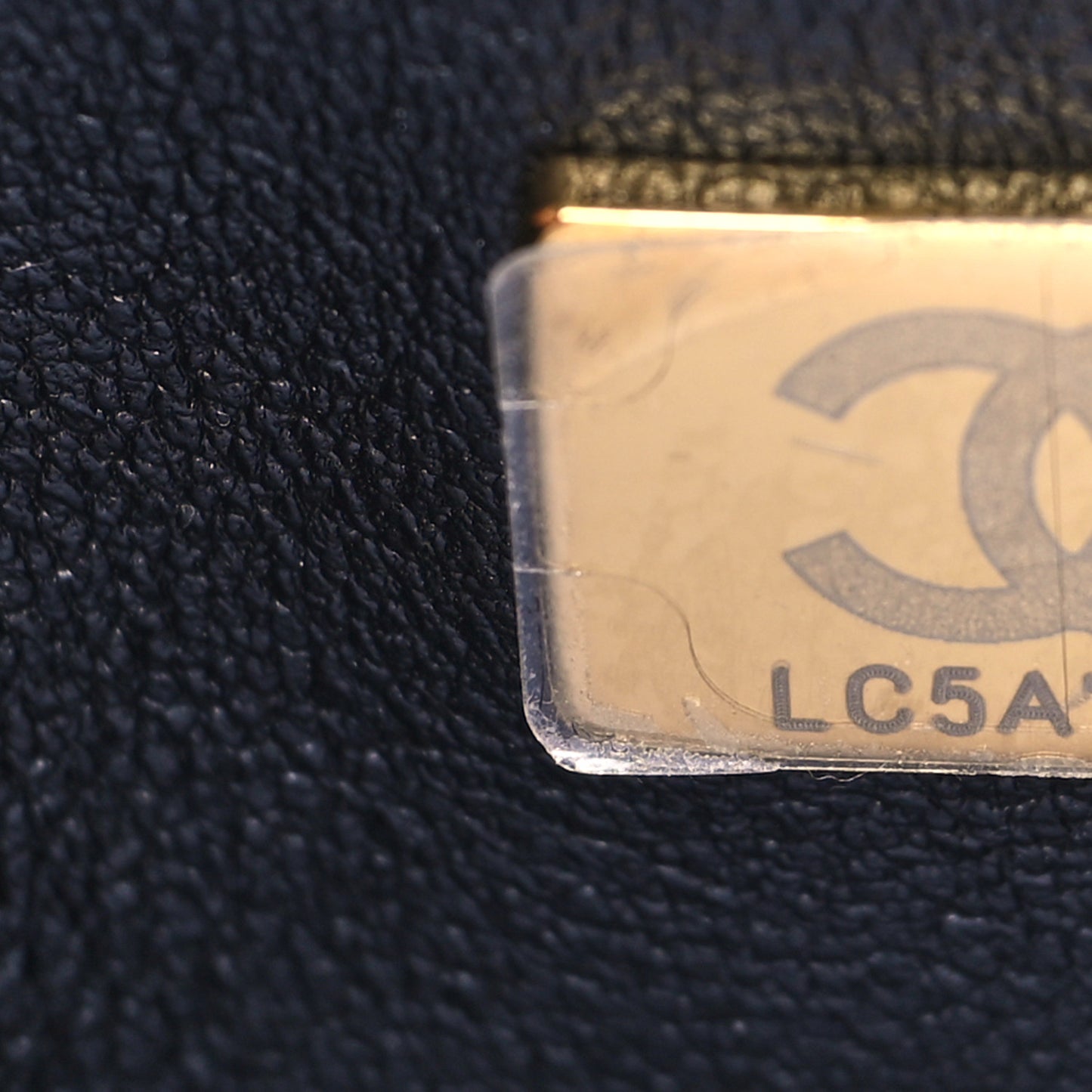 Jersey Quilted Mini Rectangular Flap Navy Blue Multicolor