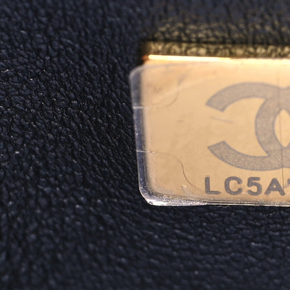 Chanel Jersey Quilted Mini Rectangular Flap Navy Blue Multicolor 7 of 12