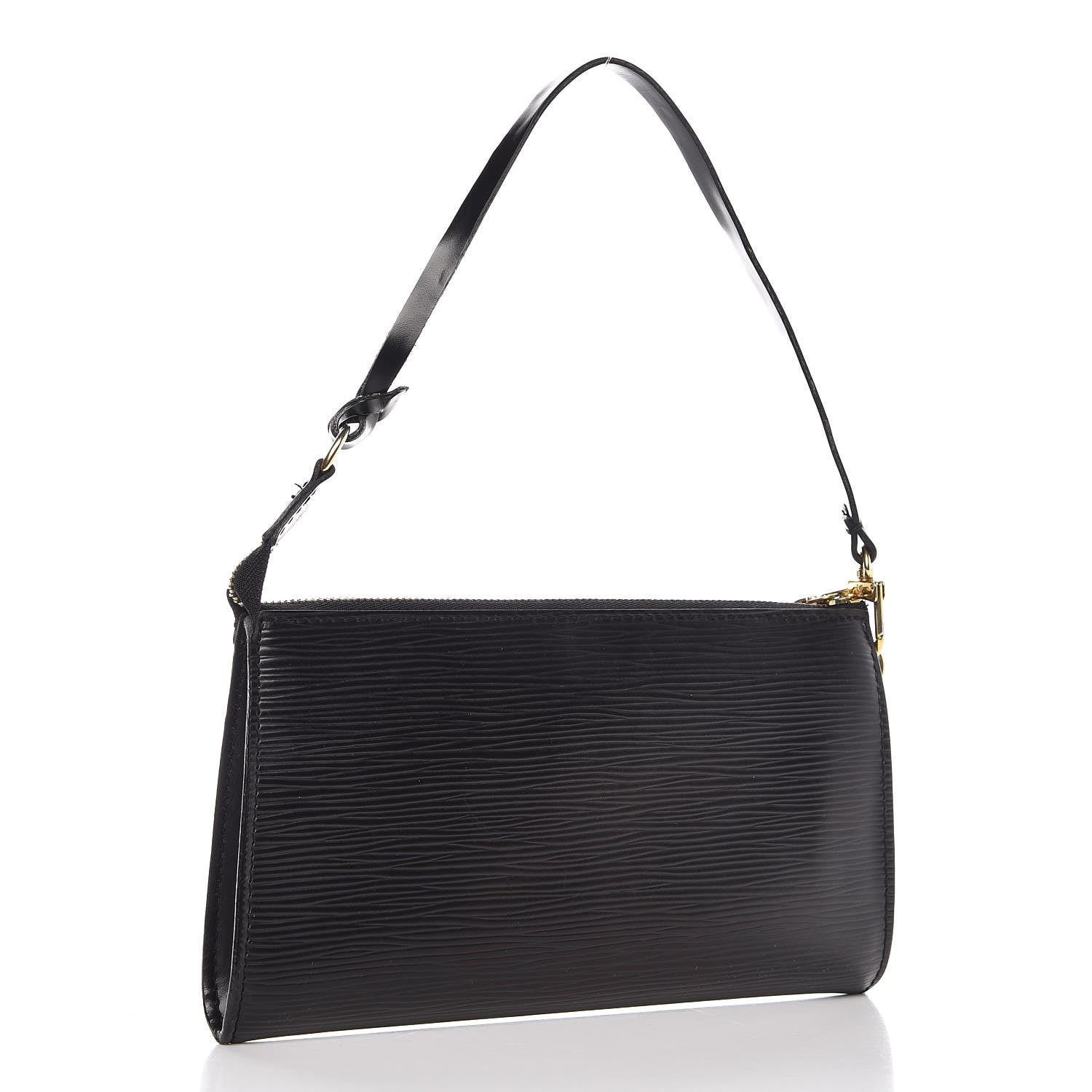 Louis Vuitton Epi Pochette Accessories 24 Black 3 of 9