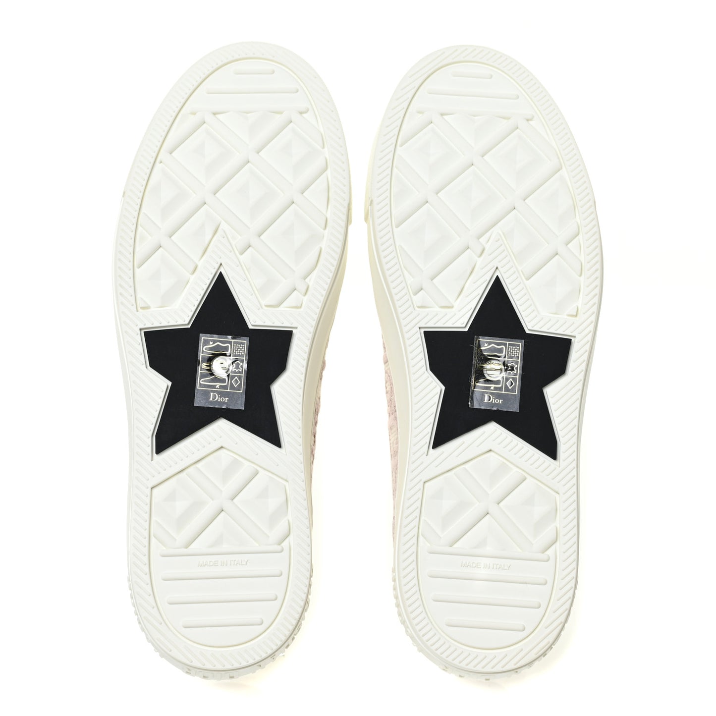 Canvas Oblique Walk'N'Dior Low Top Sneakers 39 Powder Nude