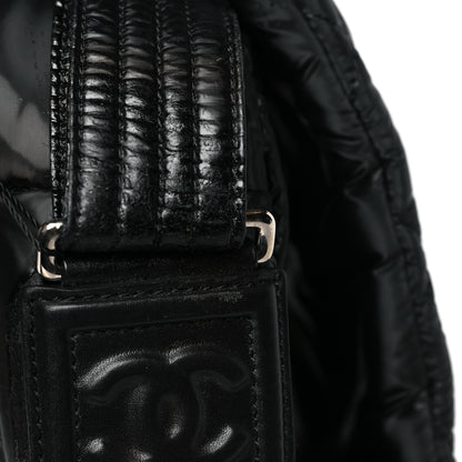Chanel Nylon Coco Cocoon Messenger Bag Black 10 of 14