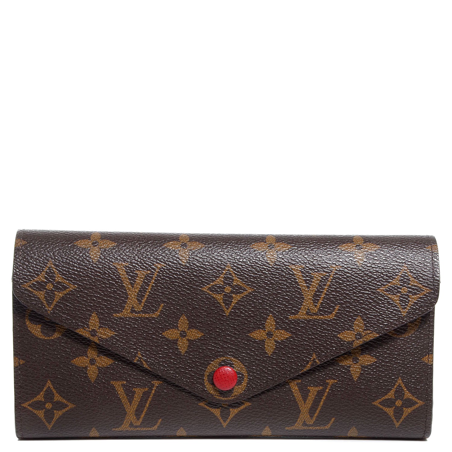 Louis Vuitton Monogram Josephine Wallet Red 1 of 8