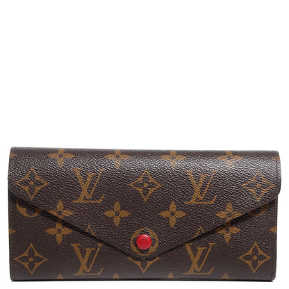 Louis Vuitton Monogram Josephine Wallet Red 1 of 8
