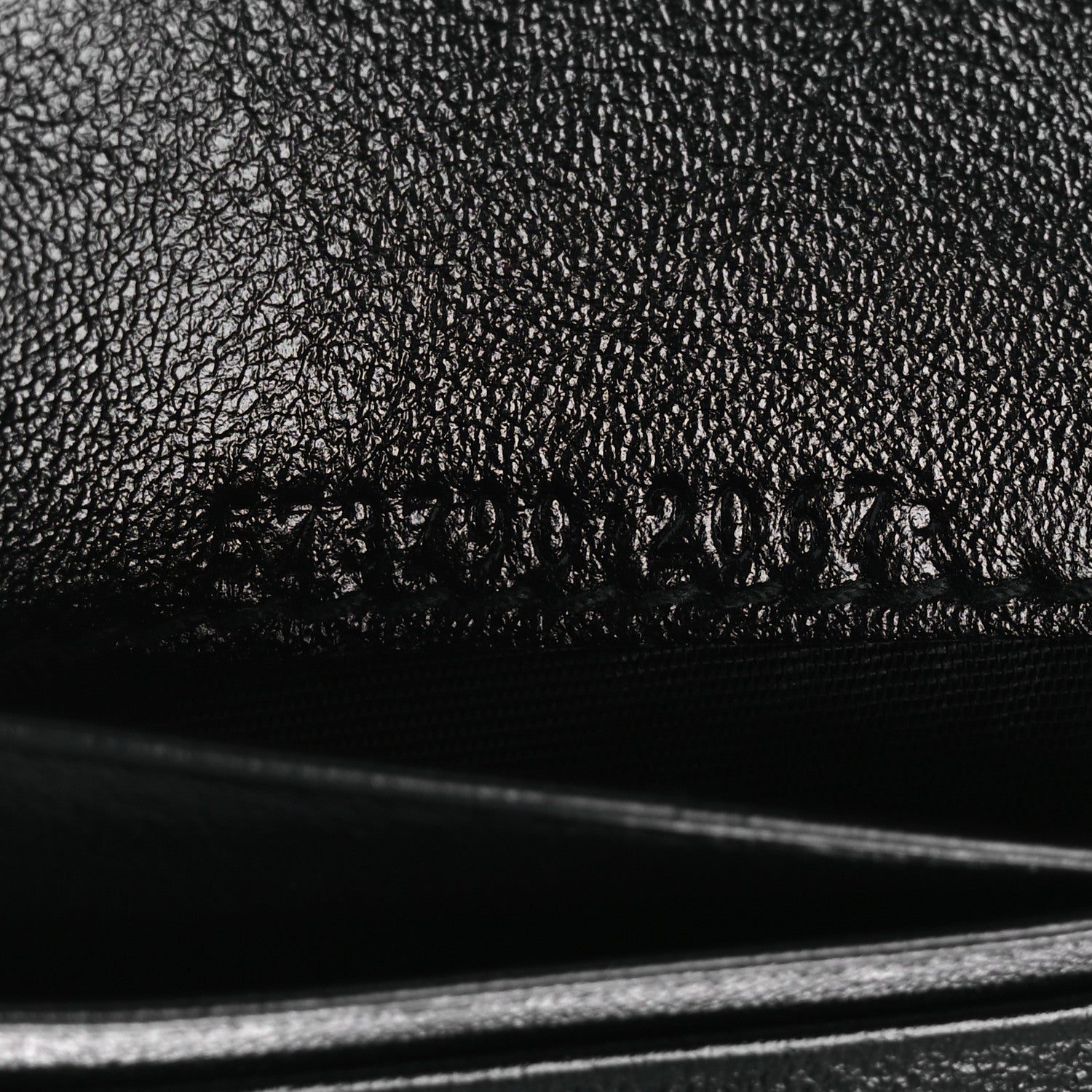 Gucci Calfskin Web Rajah Chain Card Case Wallet Black 6 of 9