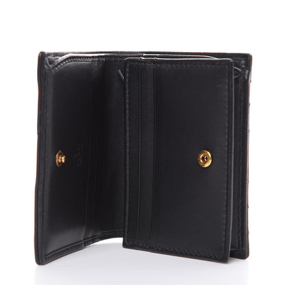 Gucci Calfskin Matelasse GG Marmont Card Case Wallet Black 8 of 8