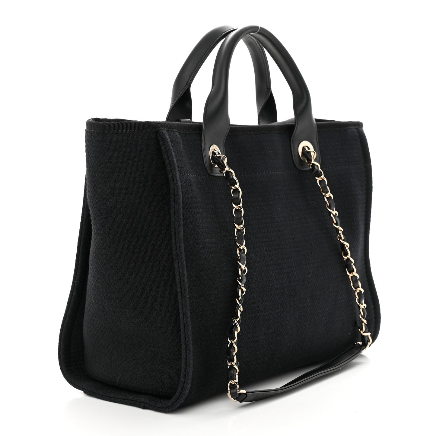 Mixed Fibers Small Deauville Tote Black