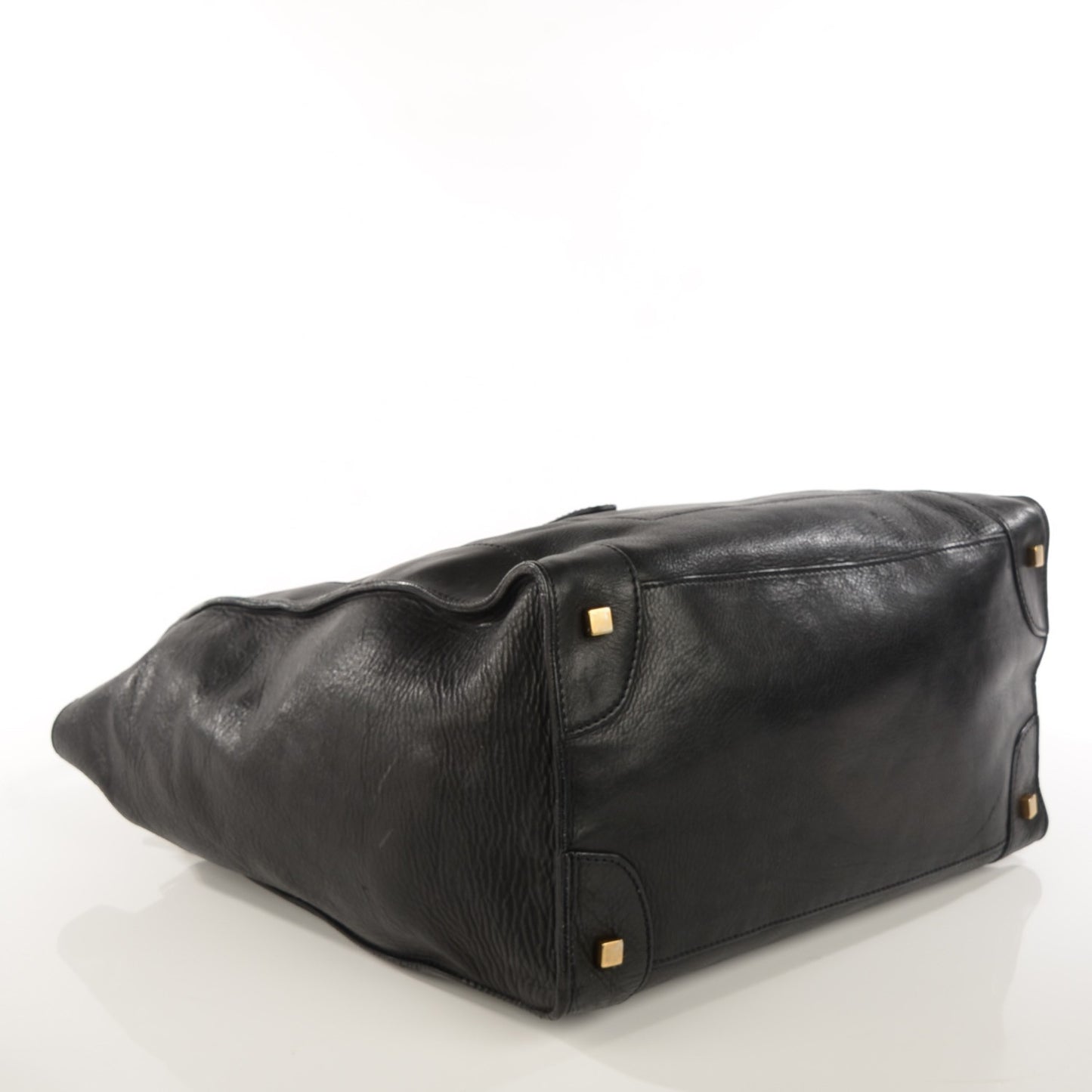 Smooth Calfskin Medium Luggage Black
