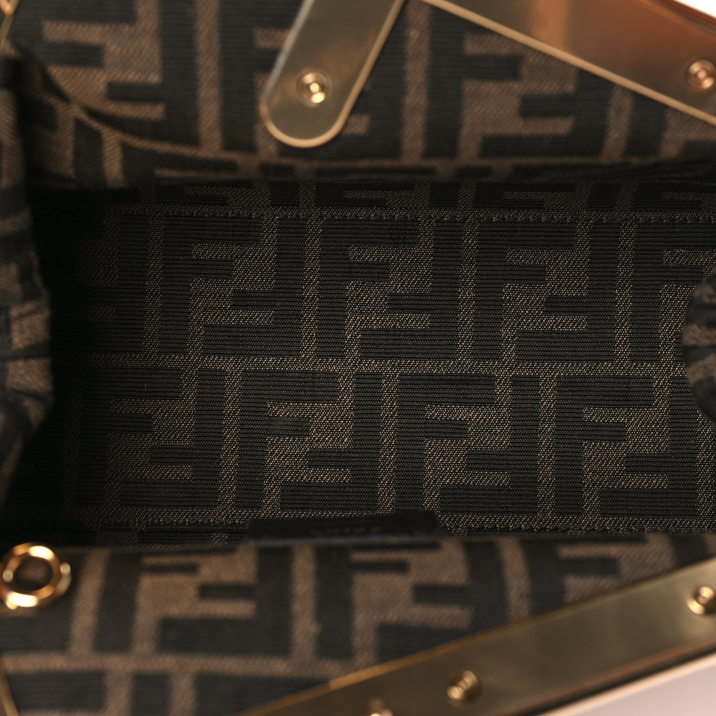 Shiny Nappa Small Fendi First Poudre