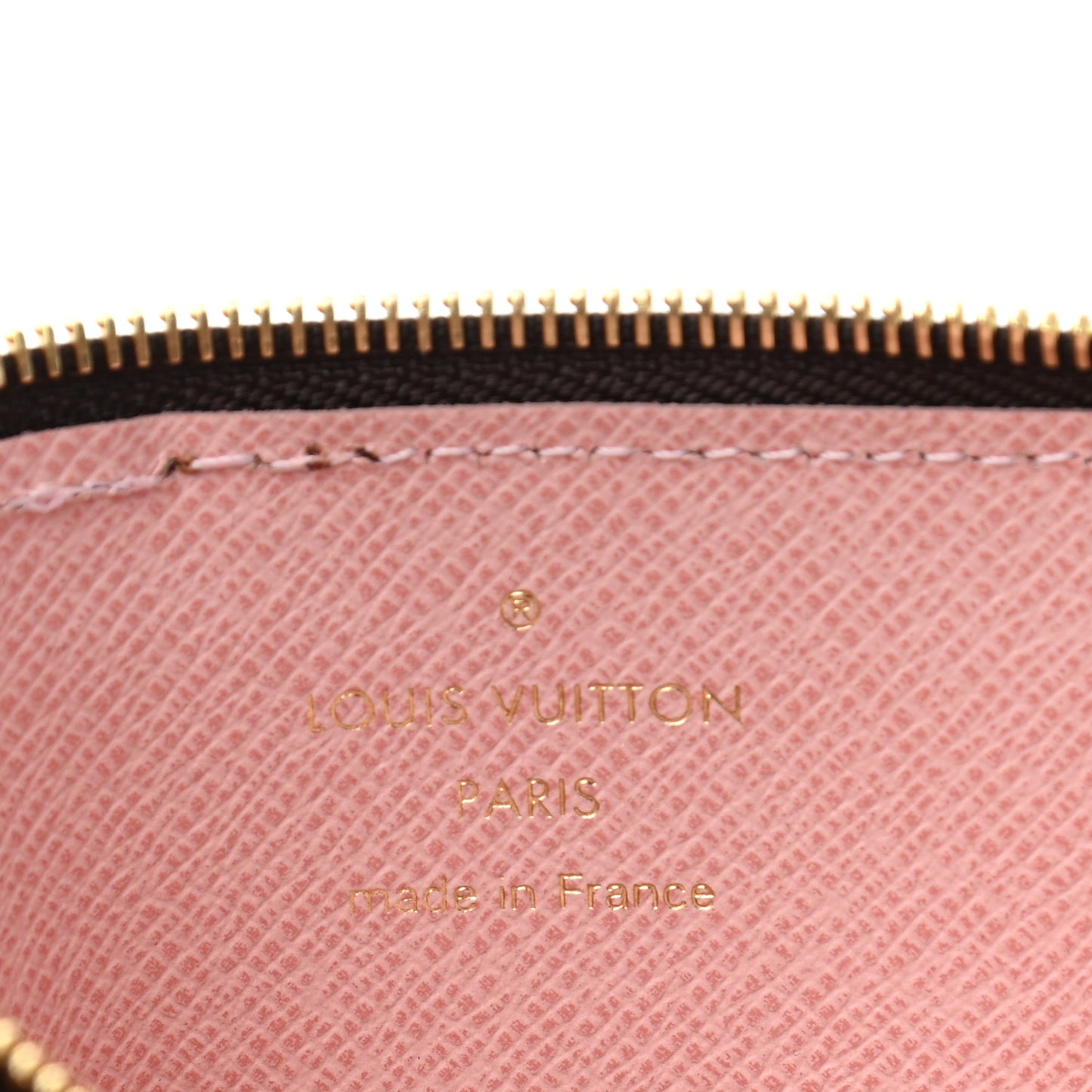 Damier Ebene Recto Verso Card Holder Rose Ballerine