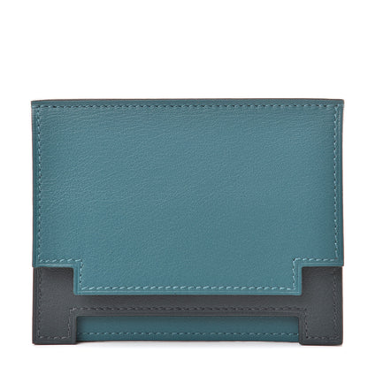 Hermes Swift Rabat H 8CC Card Holder Vert Bosphore Vert Rousseau 1 of 8