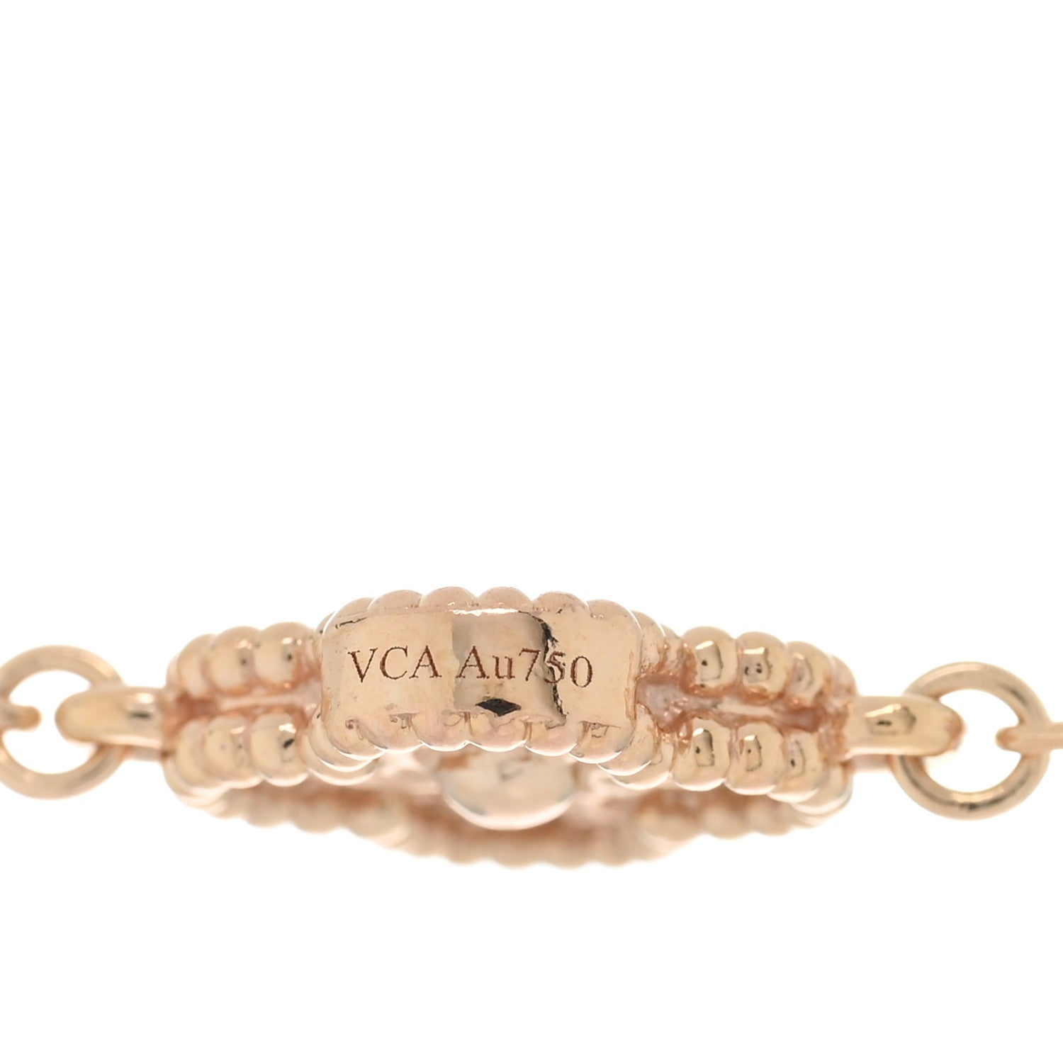 Van Cleef & Arpels 18K Rose Gold 16 Motifs Sweet Alhambra Necklace 5 of 6