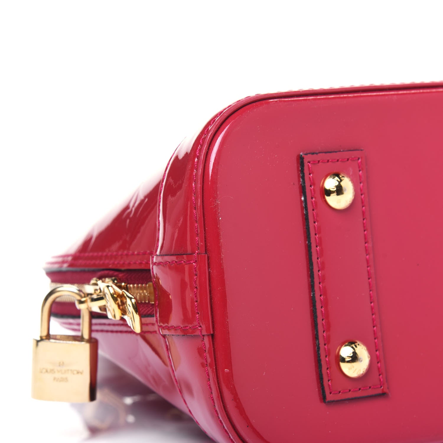 Louis Vuitton Vernis Alma BB Rose Indien 11 of 18