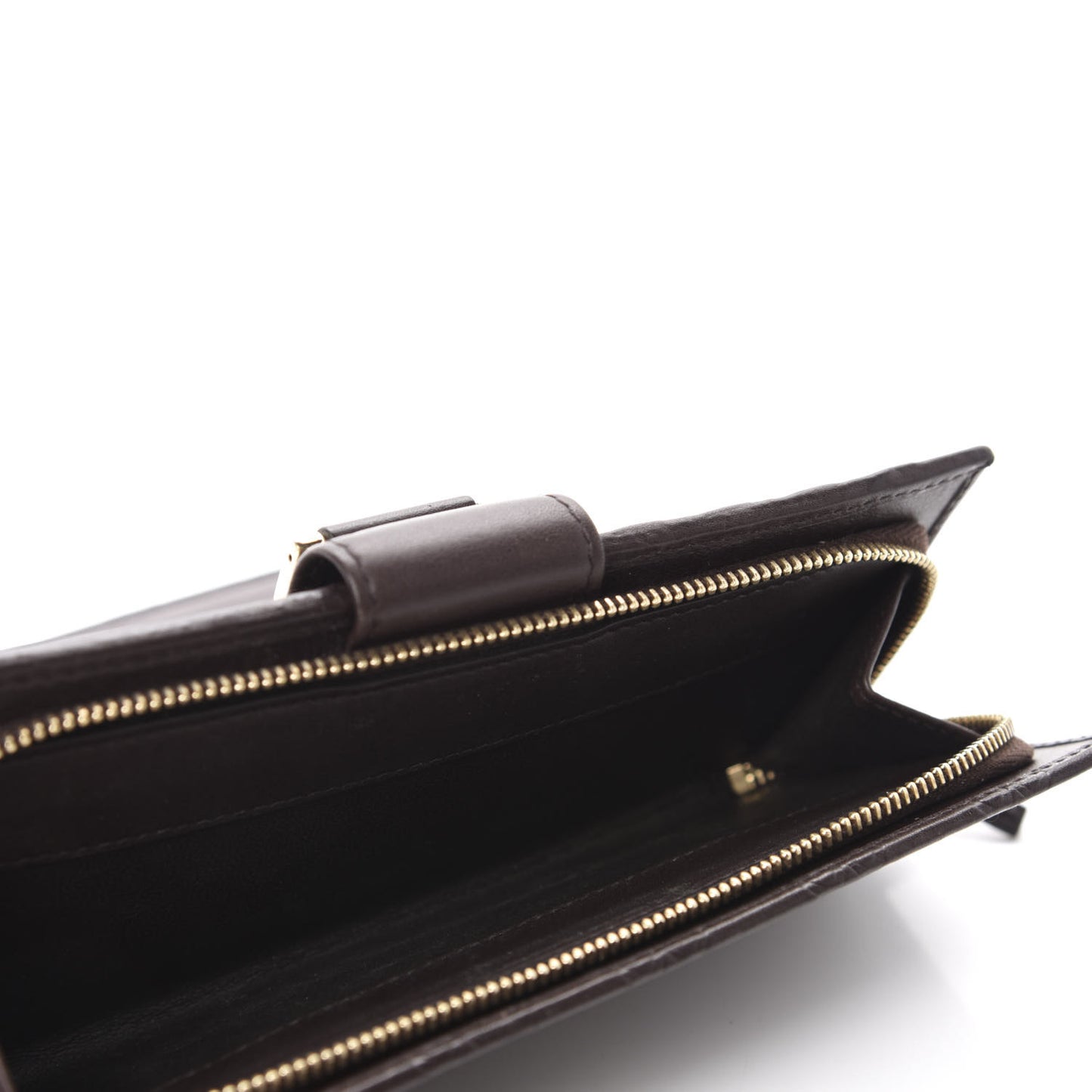 Guccissima Abbey Continental Wallet Chocolate