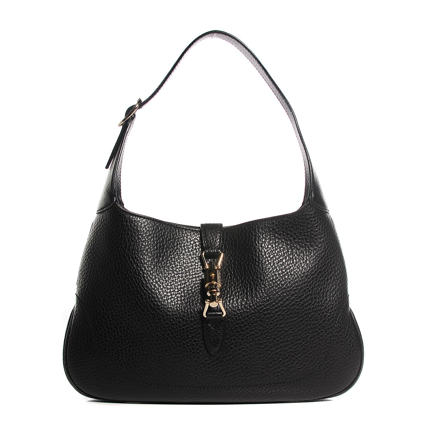 Gucci Calfskin Small Jackie O Hobo Black 1 of 7