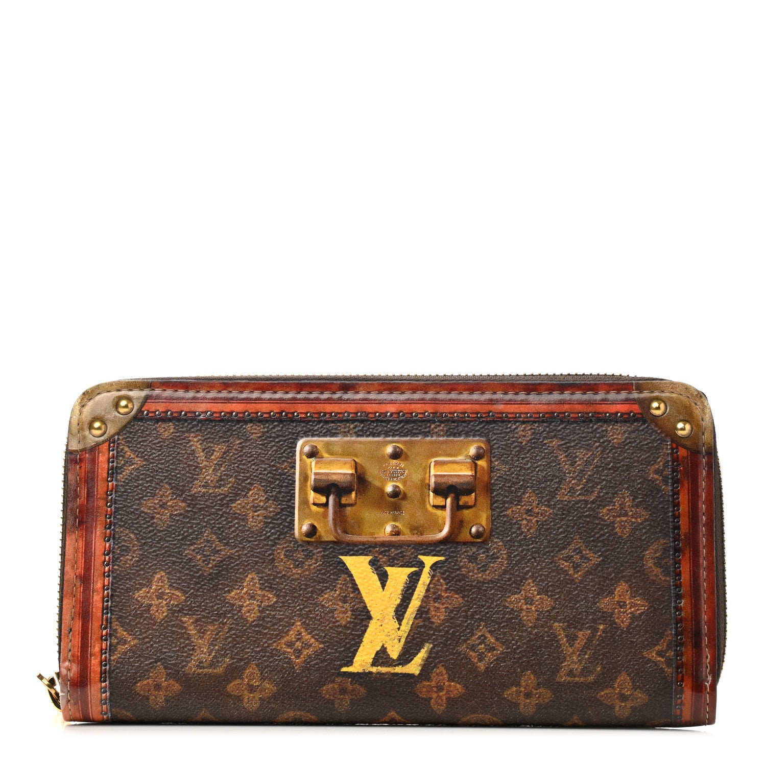 Louis Vuitton Transformed Monogram Time Trunk Zippy Wallet 1 of 7