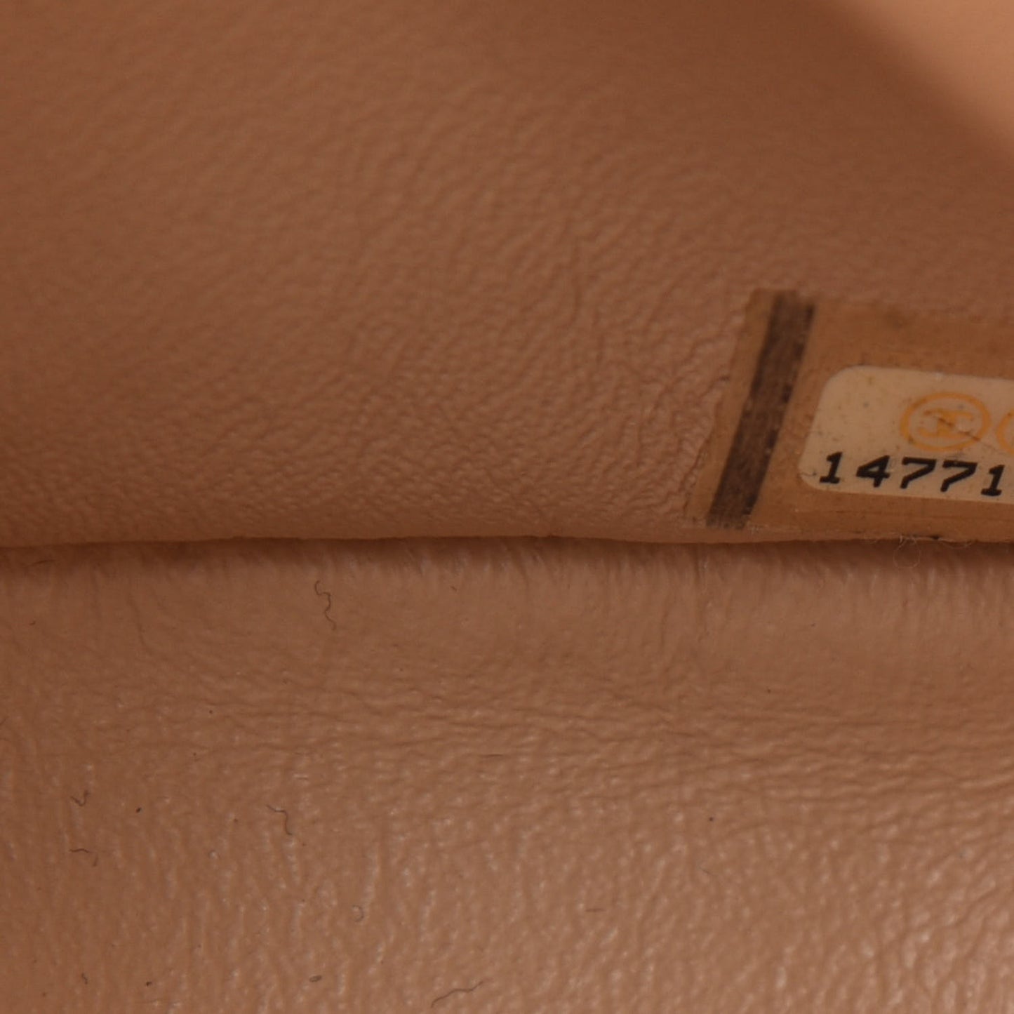 Caviar Quilted Jumbo Double Flap Light Beige