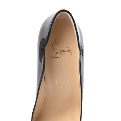 Christian Louboutin Patent Hot Chick 100 Pumps 39 Black 7 of 8