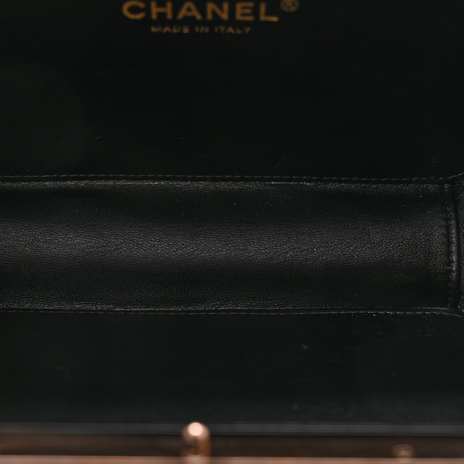 Chanel Plexiglass Crystal CC Minaudiere Clutch Black Copper 5 of 9